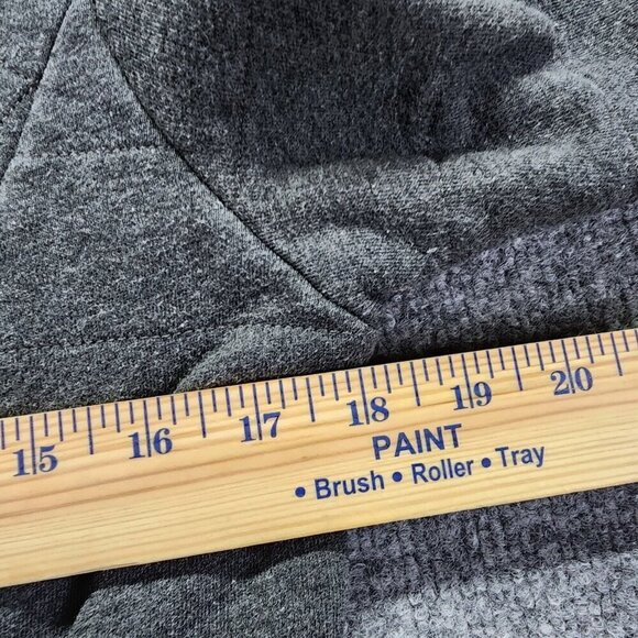 The North Face Womens M Caroluna Jacket-Plush Fleece Quilt Lined Heather Gray - Picture 8 of 12